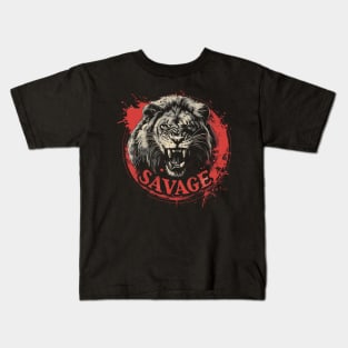 Savage Lion Kids T-Shirt